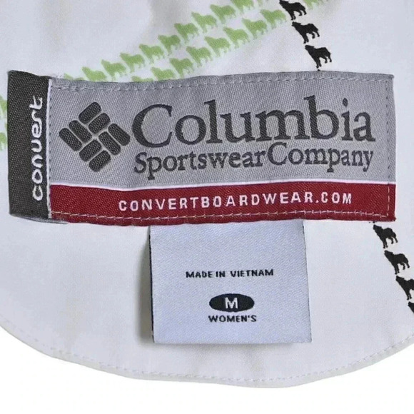 Columbia Ski Jacket Convert Snowboarding White Hood Size Medium - Picture 11 of 14